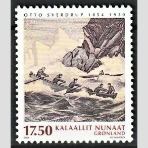 FRIM�RKER GR�NLAND | 2004 - AFA 423 - Ekspeditioner II. - 17,50 kr. flerfarvet - Postfrisk