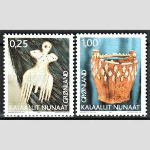 FRIM�RKER GR�NLAND | 2003 - AFA 409,410 - Arv og Kultur IV. - 0,25 + 1,00 kr. flerfarvet - Postfrisk