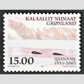 FRIM�RKER GR�NLAND | 2003 - AFA 407 - Qaanaaq 50 �r - 15,00 kr. flerfarvet - Postfrisk
