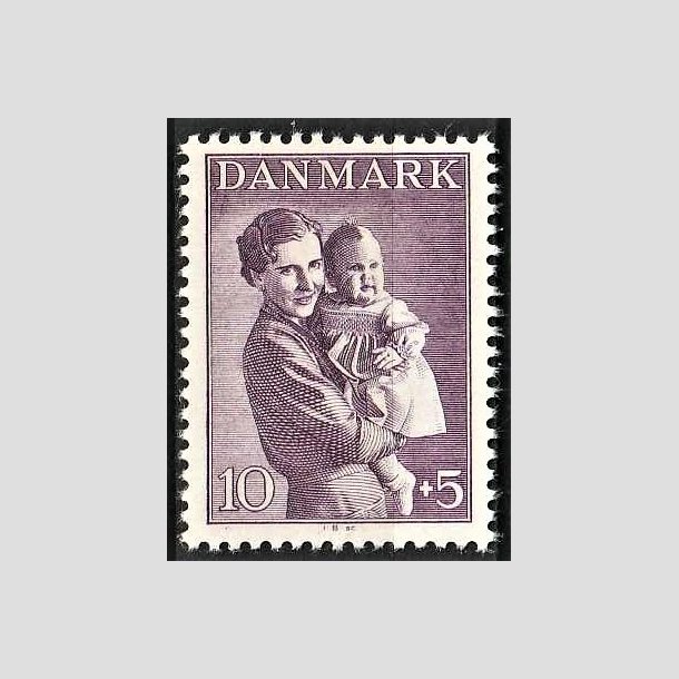 FRIMRKER DANMARK | 1941 - AFA 268 - Magrethe 1 r - 10 + 5 re violet - Postfrisk