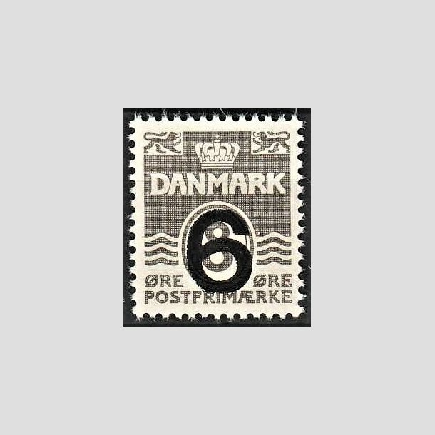 FRIMRKER DANMARK | 1940 - AFA 262 - Provisorier - 6/8 re gr (201a) - Postfrisk