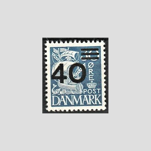 FRIMRKER DANMARK | 1940 - AFA 265 - Provisorier - 40/30 re bl type II (215a) - Postfrisk