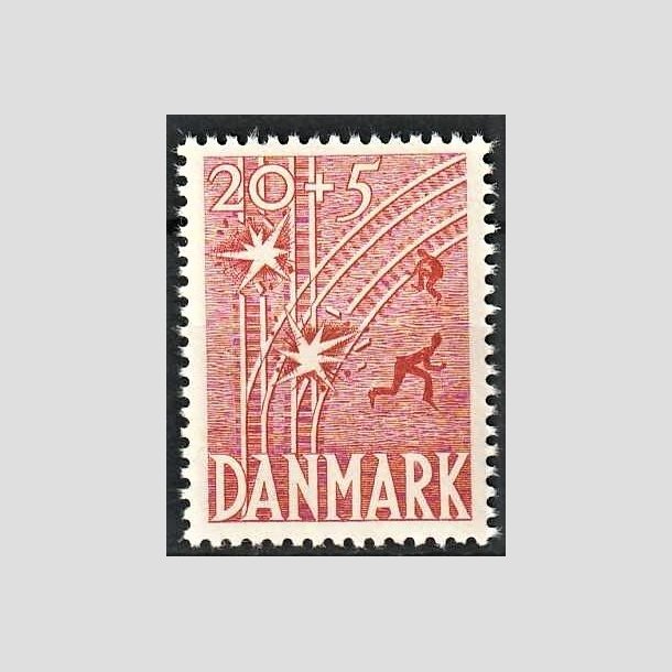 FRIMRKER DANMARK | 1947 - AFA 300 - Modstandsbevgelsen - 20 + 5 re rd - Postfrisk