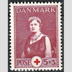 FRIMRKER DANMARK | 1940 - AFA 267 - Dronning Alexandrine Rde Kors - 5 + 3 re vinrd - Postfrisk
