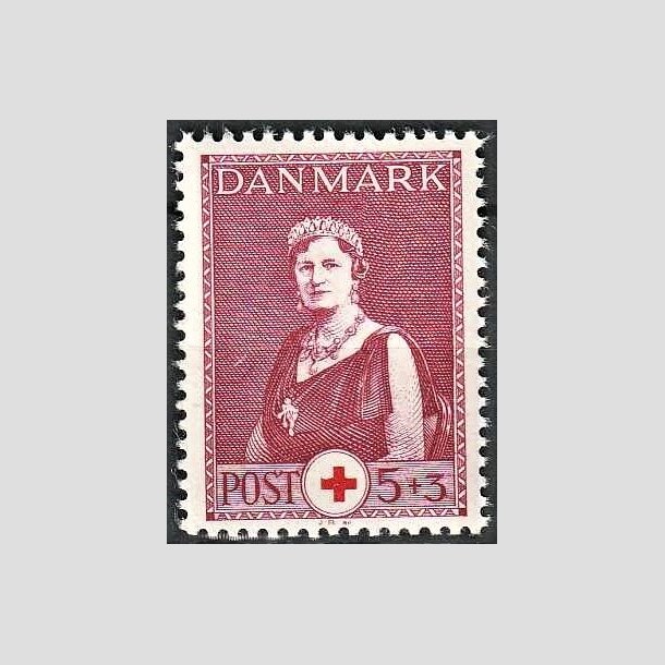 FRIMRKER DANMARK | 1940 - AFA 267 - Dronning Alexandrine Rde Kors - 5 + 3 re vinrd - Postfrisk