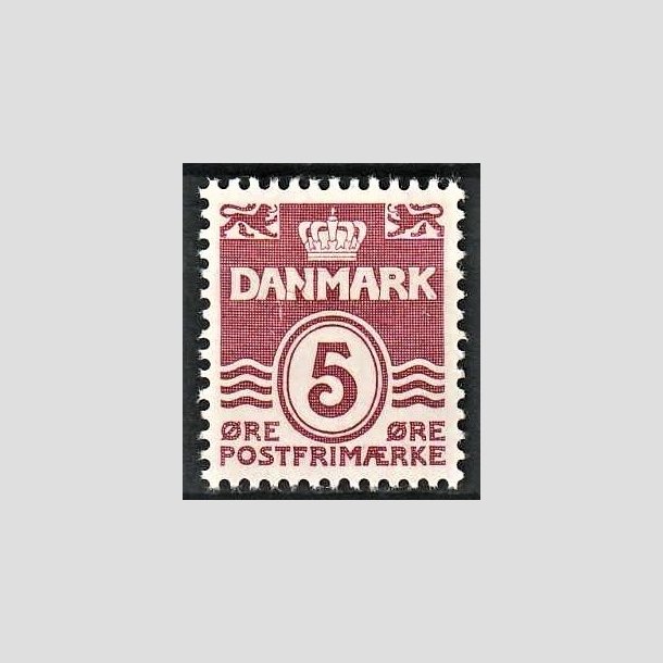 FRIMRKER DANMARK | 1938 - AFA 246 - Blgelinie - 5 re vinrd - Postfrisk