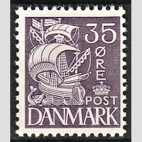 FRIMRKER DANMARK | 1933 - AFA 207 - Karavel - 35 re violet Type I - Postfrisk