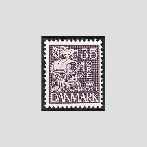 FRIMRKER DANMARK | 1933 - AFA 207 - Karavel - 35 re violet Type I - Postfrisk