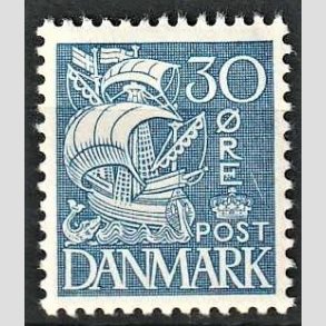 FRIMRKER DANMARK | 1934 - AFA 215 - Karavel - 30 re bl Type I - Postfrisk