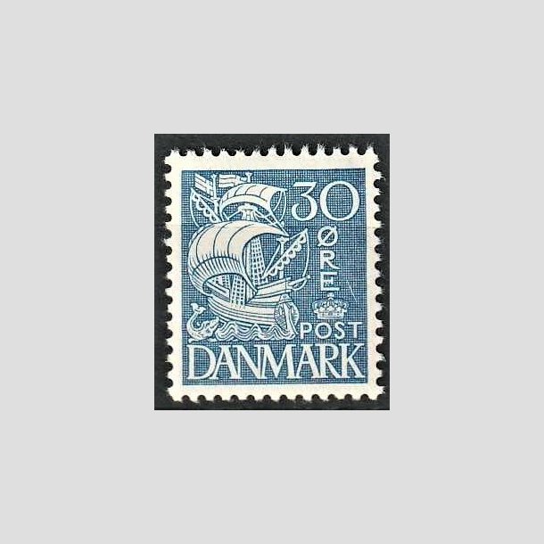 FRIMRKER DANMARK | 1934 - AFA 215 - Karavel - 30 re bl Type I - Postfrisk