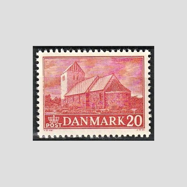 FRIMRKER DANMARK | 1944 - AFA 287 - Landsbykirker - 20 re rd - Postfrisk