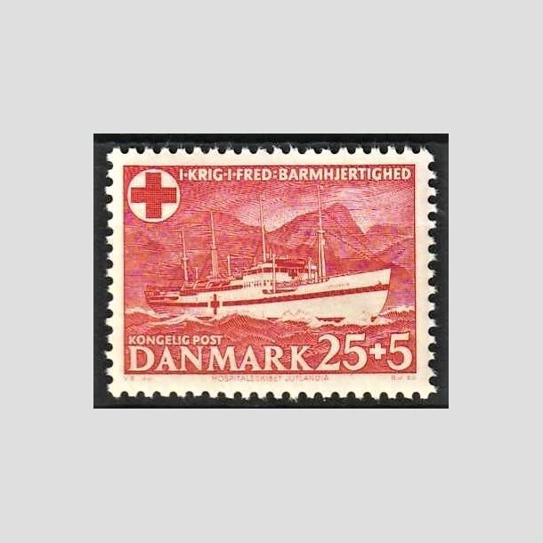 FRIMRKER DANMARK | 1951 - AFA 333 - Jutlandia - 25 + 5 re rd - Postfrisk