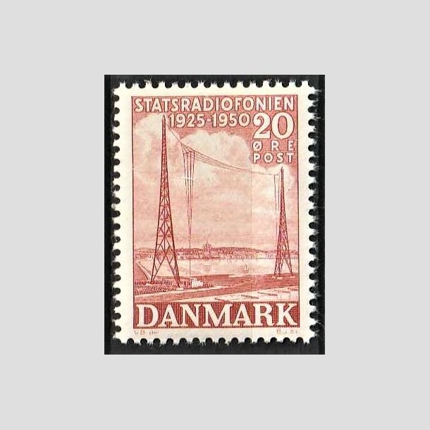 FRIMRKER DANMARK | 1950 - AFA 317 - Statsradiofonien 25 r - 20 re rd - Postfrisk