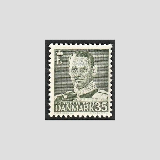 FRIMRKER DANMARK | 1951 - AFA 326 - Frederik IX - 35 re grnsort - Postfrisk