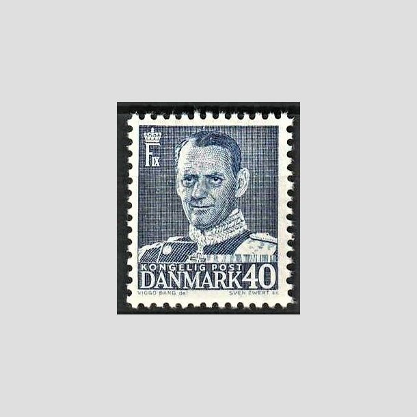 FRIMRKER DANMARK | 1948-50 - AFA 310 - Frederik IX - 40 re bl - Postfrisk