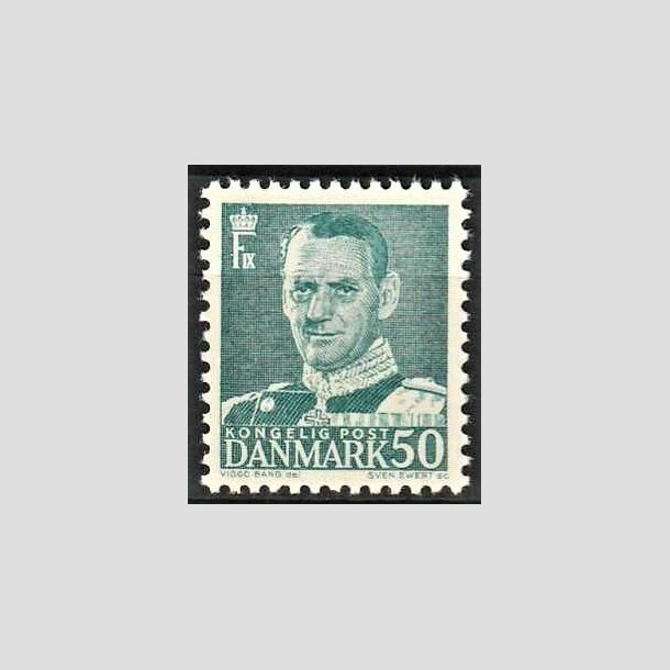 FRIMRKER DANMARK | 1952-53 - AFA 338 - Fr. IX 50 re blgrn - Postfrisk