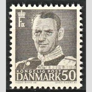 FRIMRKER DANMARK | 1948-50 - AFA 312 - Frederik IX - 50 re gr - Postfrisk