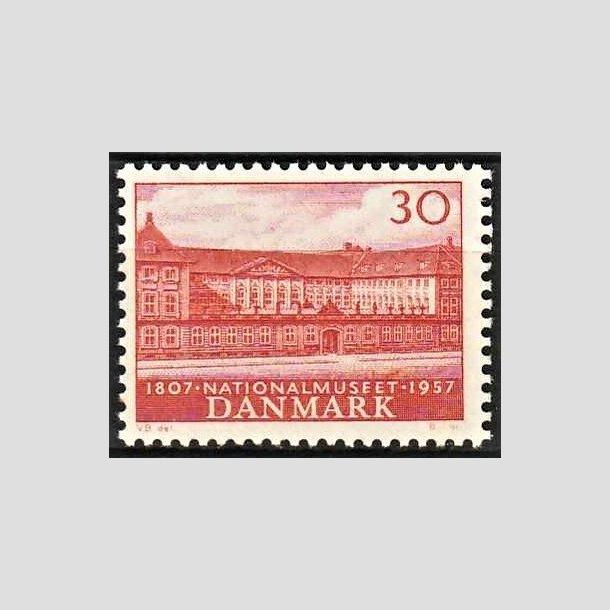 FRIMRKER DANMARK | 1957 - AFA 370 - Nationalmuseet 150 r - 30 re rd - Postfrisk