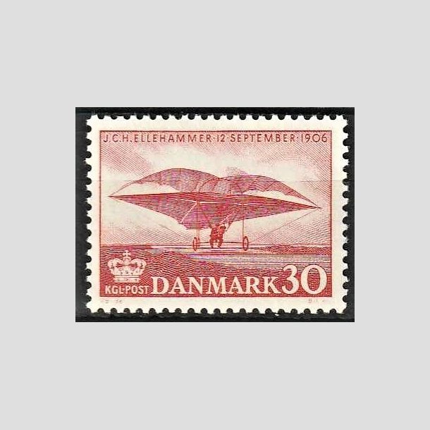 FRIMRKER DANMARK | 1956 - AFA 366 - Ellehammer - 30 re rd - Postfrisk