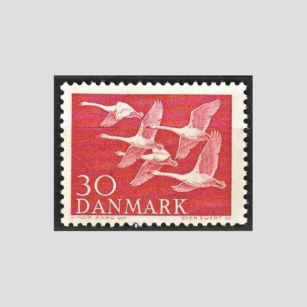 FRIMRKER DANMARK | 1956 - AFA 367 - Nordens svaner - 30 re rd - Postfrisk