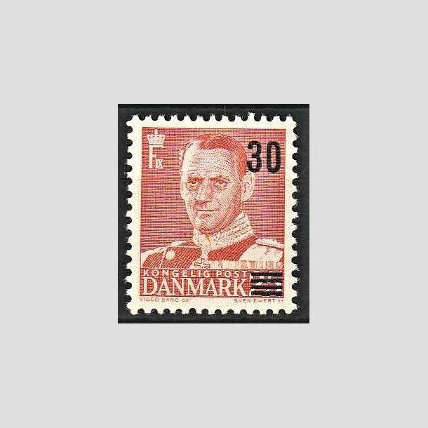 FRIMRKER DANMARK | 1955 - AFA 364 - Provisorier - 30/25 re rd - Postfrisk