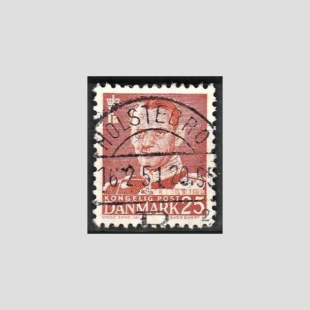 FRIMRKER DANMARK | 1950 - AFA 321 - Fr. IX 25 re rd - Lux Stemplet Holstebro