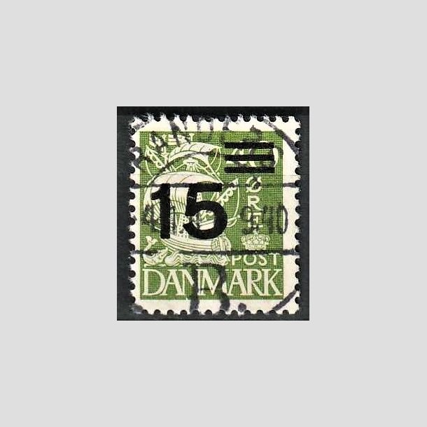 FRIMRKER DANMARK | 1940 - AFA 263a - 15/40 res Provisorier grn Type II - Lux Stemplet Randers