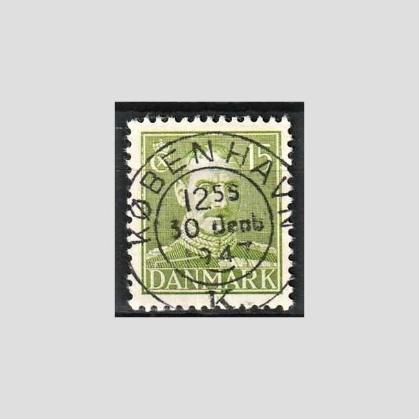 FRIMRKER DANMARK | 1942-44 - AFA 275 - Chr. X 15 re grn - Lux Stemplet 