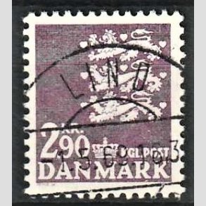 FRIMRKER DANMARK | 1968 - AFA 470 - Rigsvben 2,90 Kr. violet - Lux Stemplet Lind
