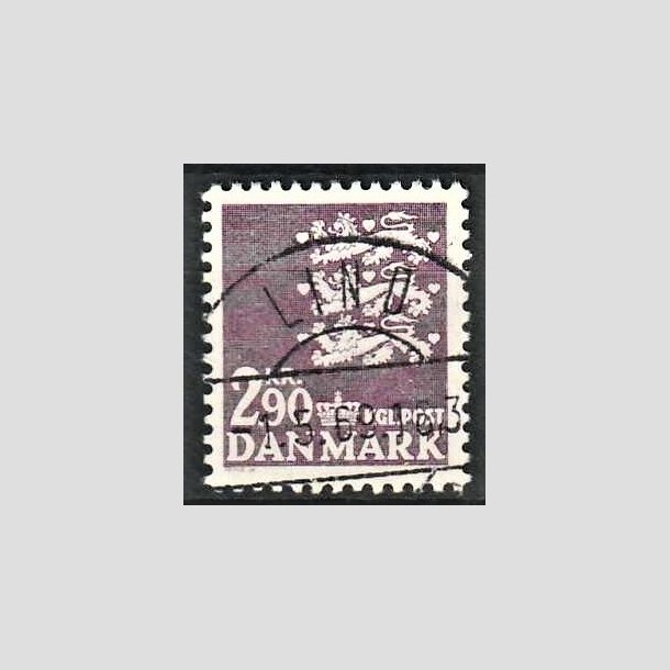 FRIMRKER DANMARK | 1968 - AFA 470 - Rigsvben 2,90 Kr. violet - Lux Stemplet Lind