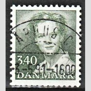 FRIMRKER DANMARK | 1989 - AFA 925 - Dronning Margrethe - 3,40 Kr. grn - Lux Stemplet