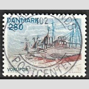 FRIM�RKER DANMARK | 1980 - AFA 703 - Jylland nord for Limfjorden - 280 �re flerfarvet - Pragt Stemplet