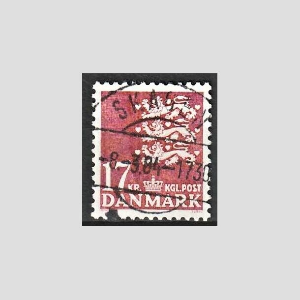 FRIMRKER DANMARK | 1984 - AFA 795 - Rigsvben 17 Kr. matrd - Pragt Stemplet Skagen