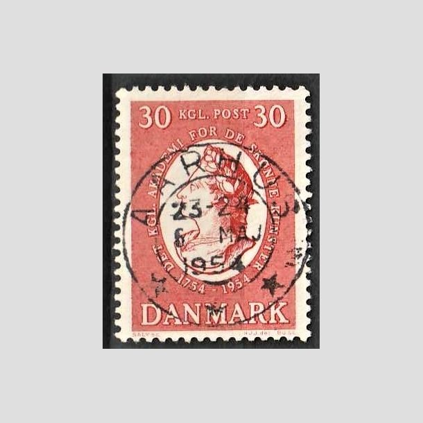 FRIMRKER DANMARK | 1954 - AFA 357 - Kunstakademiet 200 r - 30 re rd - Pragt Stemplet Aarhus