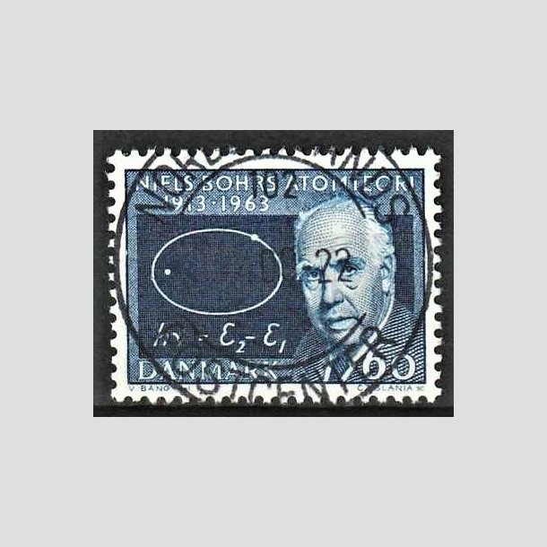 FRIMRKER DANMARK | 1963 - AFA 421 - Niels Bohr - 60 re mrkbl - Lux Stemplet