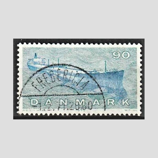 FRIMRKER DANMARK | 1970 - AFA 506 - Dansk Skibsfart - 90 re blgrn/bl - Pragt Stemplet Fredericia