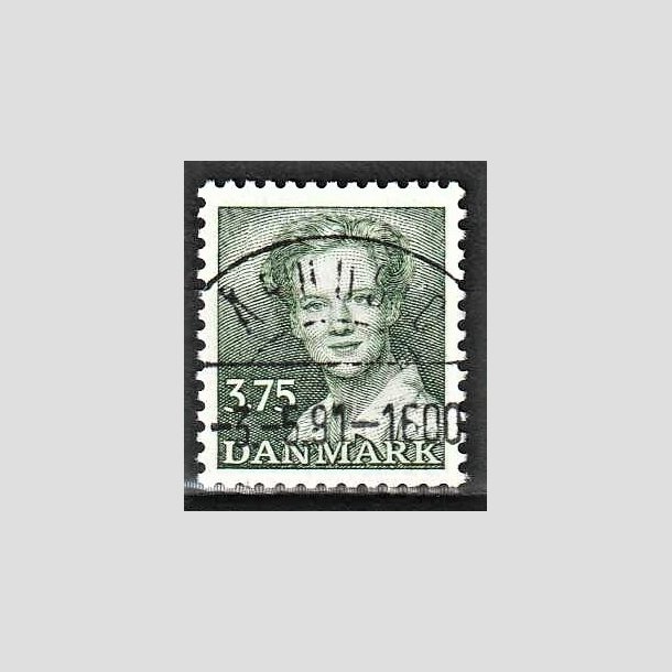 FRIMRKER DANMARK | 1990 - AFA 956 - Dronning Margrethe - 3,75 Kr. grn - Pragt Stemplet