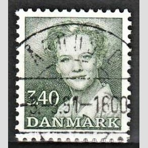 FRIMRKER DANMARK | 1989 - AFA 925 - Dronning Margrethe - 3,40 Kr. grn - Lux Stemplet