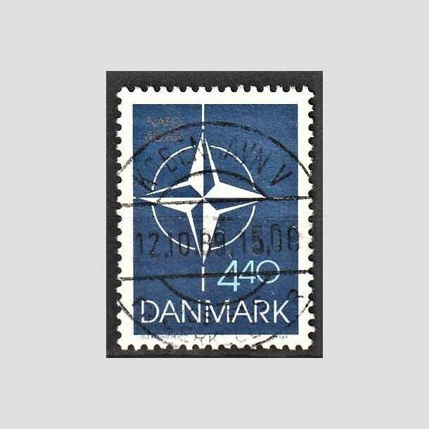 FRIMRKER DANMARK | 1989 - AFA 934 - Danmark i NATO 40 r. - 4,40 Kr. flerfarvet - Pragt Stemplet