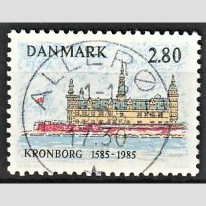 FRIM�RKER DANMARK | 1985 - AFA 840 - Kronborg Slot 400 �r - 2,80 Kr. flerfarvet - Pragt Stemplet Aller�d
