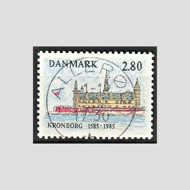 FRIMRKER DANMARK | 1985 - AFA 840 - Kronborg Slot 400 r - 2,80 Kr. flerfarvet - Pragt Stemplet Allerd