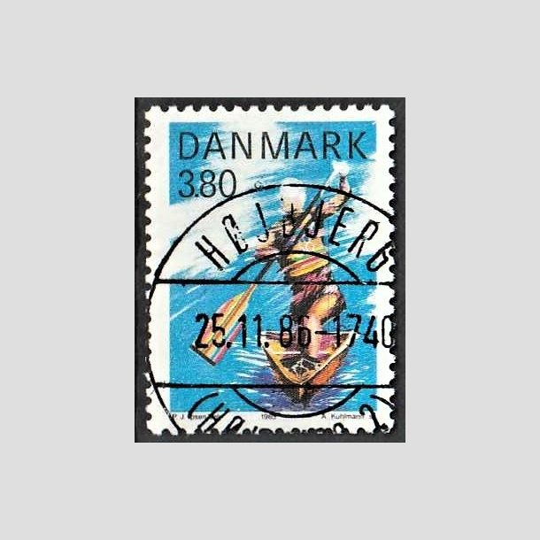 FRIMRKER DANMARK | 1985 - AFA 837 - Sport - 3,80 Kr. flerfarvet - Pragt Stemplet 