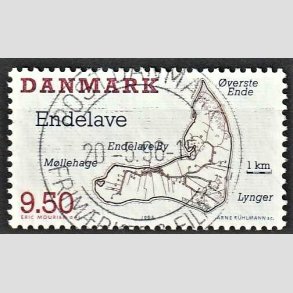 FRIM�RKER DANMARK | 1995 - AFA 1089 - Danske sm��er - 9,50 Kr. flerfarvet - Pragt Stemplet