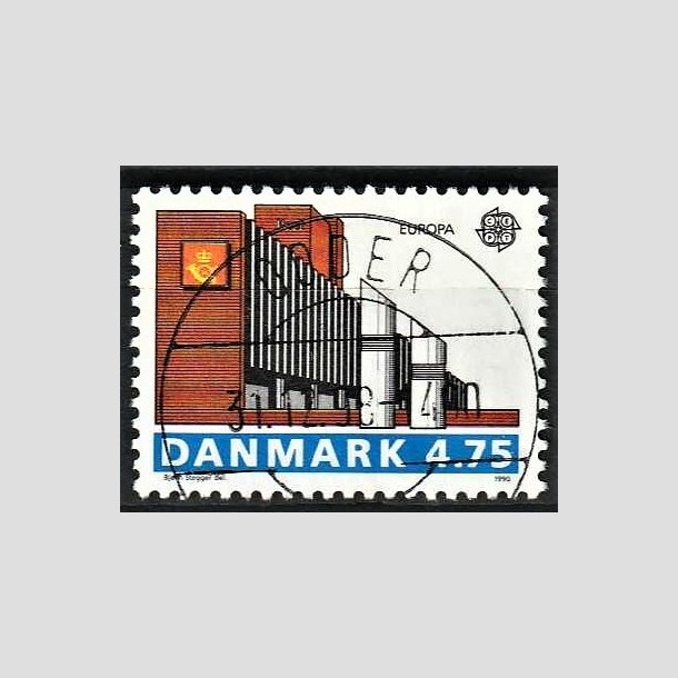 FRIMRKER DANMARK | 1990 - AFA 965 - Europamrker - 4,75 Kr. flerfarvet - Lux Stemplet Odder