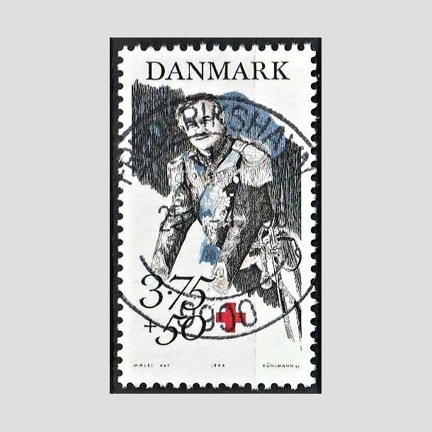 FRIMRKER DANMARK | 1994 - AFA 1069 - Prins Henrik 60 r. - 3,75 Kr. + 50 re flerfarvet - Pragt Stemplet Frederikshavn