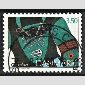 FRIM�RKER DANMARK | 1993 - AFA 1053 - Almuesmykker - 3,50 Kr. flerfarvet - Pragt Stemplet