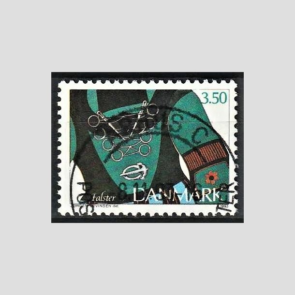 FRIMRKER DANMARK | 1993 - AFA 1053 - Almuesmykker - 3,50 Kr. flerfarvet - Pragt Stemplet