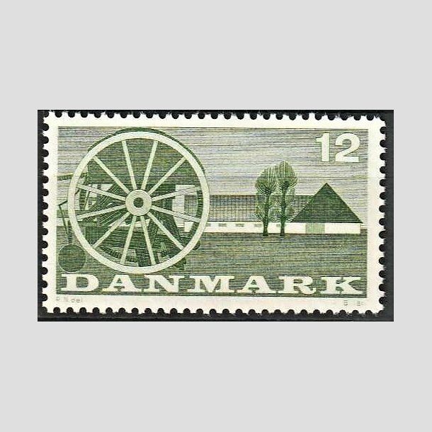 FRIMRKER DANMARK | 1960 - AFA 381 - Landbrugsmotiver - 12 re grn - Postfrisk