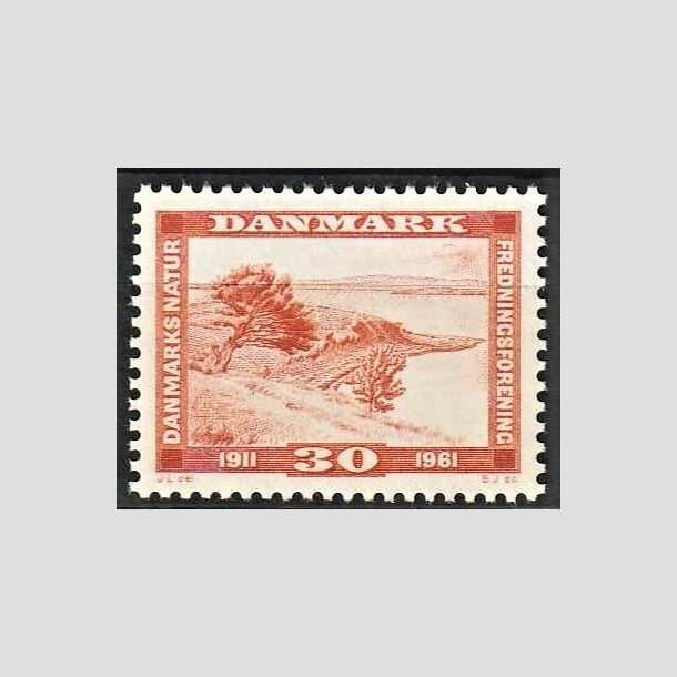 FRIMRKER DANMARK | 1961 - AFA 392 - Naturfredningsforening 50 r. - 30 re brunrd - Postfrisk