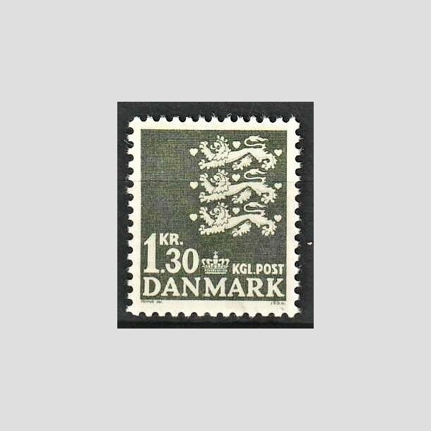 FRIMRKER DANMARK | 1965 - AFA 437 - Rigsvben - 1,30 kr. grnsort - Postfrisk